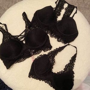 Bundle of 3 Victoria’s Secret PINK Bralettes XS-S